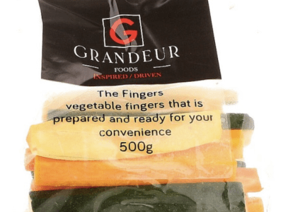 Grandeur - The Fingers - Vegetables Prepared & Ready 500g